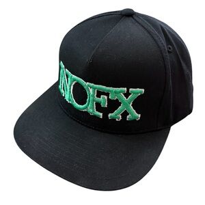NOFX Green Type Logo SnapBack Hat